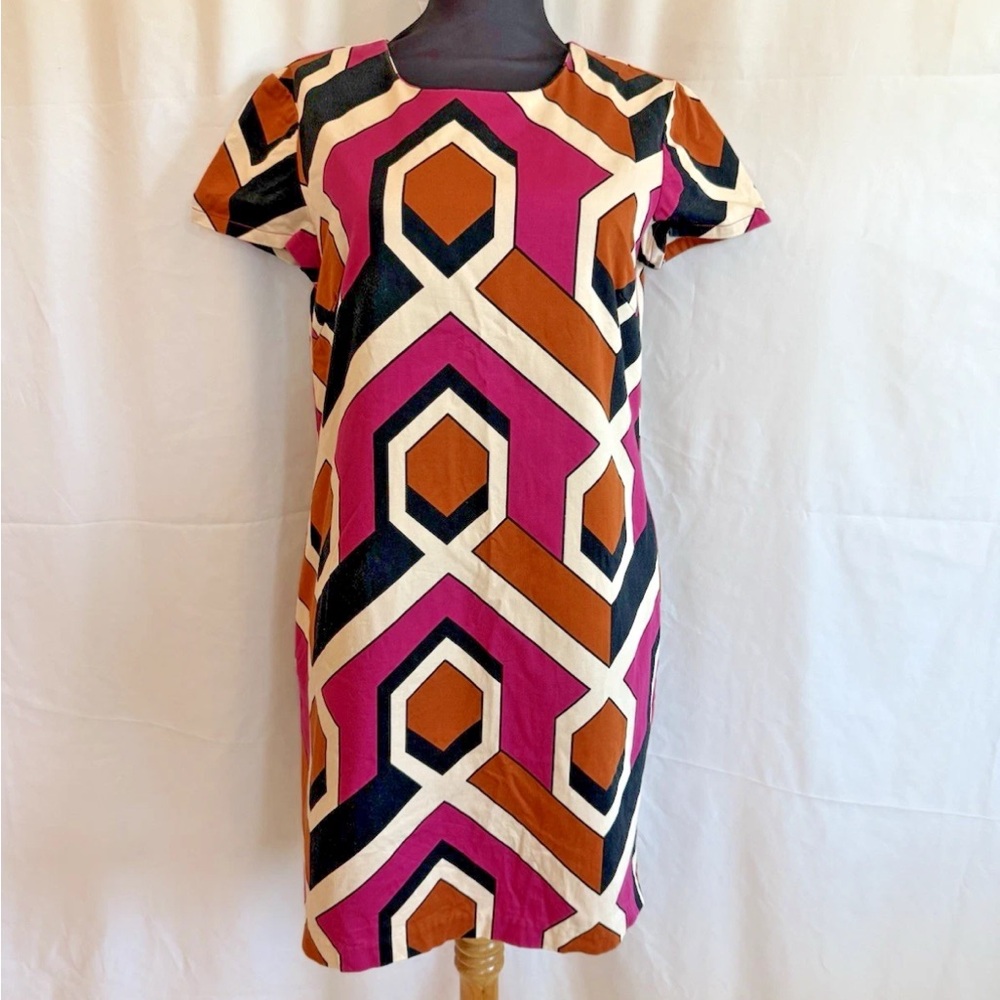 Anthropologie Corey Lynn Calter Geometric Print Dress - Size Small